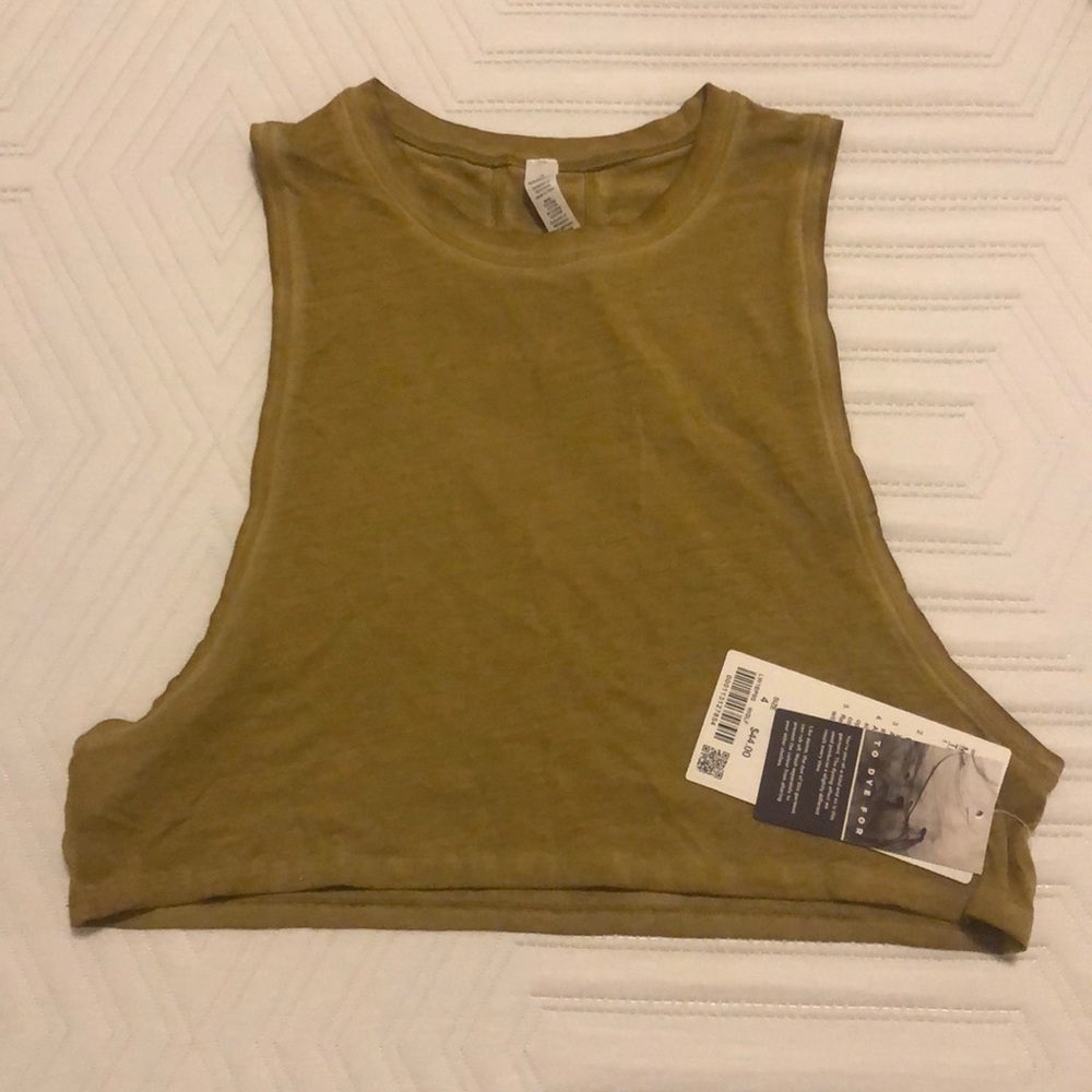 lululemon muscle love crop tank